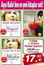 Ayşe Kulin'in En Yeni  Kitaplar Seti(3 Kitap +10,- Euro Hediye Kuponu)